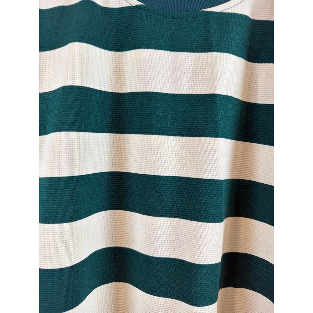 Entro 
Forest Green Stripe Cap Sleeve Mini Dress - - Picture 4 of 4